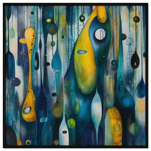 Tranh trừu tượng sơn dầu. Tranh treo tường tranh dán tường Canvas. CGI-280