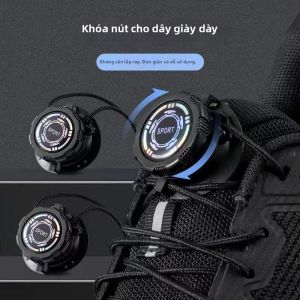 Dây Giày Không Cần Buộc Với Khóa Xoay Dễ Lắp Đặt Dây Giày Tự Động Dày Dặn Dành Cho Giày Thể Thao Phụ Kiện Giày Thể Thao