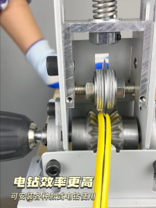 Electric Automatic Wire Stripper Machine Portable Cable/Wire Strippers Waste Wire Stripping Tool With 3 Blade Heavy Duty High Quality