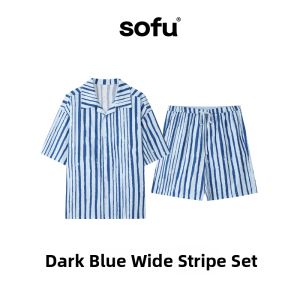 Couple Ice Silk Cooling Home Wear Set