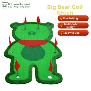 B·C·GOLF | Golf Putting Practice Mat Cartoon Bear