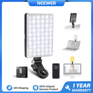 NEEWER LED Fill Light ไฟเติม LED สองสีพร้อมการควบคุมผ่านแอปและคลิปและฐานยึดแบบเย็น VL67B