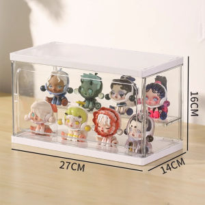 Dahlia Store กล่องเก็บโมเดล ตู้โชว์ตุ๊กตา กล่องใส่ art toy ตู้อะคริลิกใสกันฝุ่น ซ้อนกันได้หลายชั้น และมีความโปร่งใสสูง
