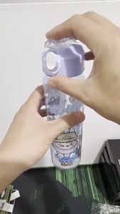 [Pelangi Shop] Viral Botol Minum Anak Lucu Karakter Boneka Labubu Free Sedotan BPA