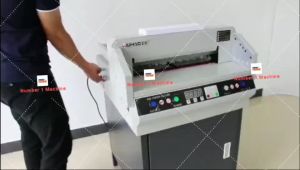 450mm Auto Paper Cutter Paper Cutting Machine Cut Name Card Cut Book Tag // 450mm 电动切纸机 切名片切书签 // 450mm Pemotong Kertas Auto Potong Kad Nama Potong Tag Buku