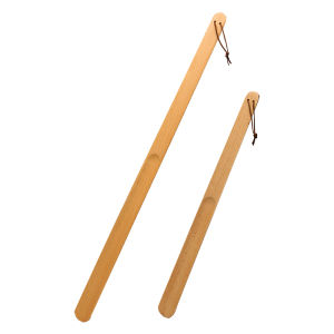 Elderly and Pregnant Friendly Wooden Long Handle Shoe Horn