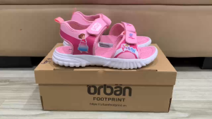 Sandal Kids URBAN FOOTPRINT Quai Dán SD2409 màu hồng cho bé gái