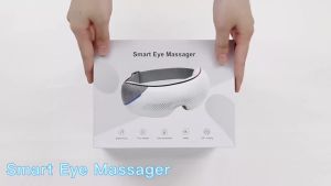 Portable Visible Eye Massager with Bluetooth Music Eye Care Device Sleep Eye Mask with 4 Mode Massage Muscle Gift for Mom Dad
