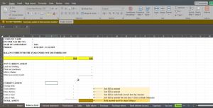 LHDN Income Tax Computation 2023 Template Auto Calculate Form P/Form B-PARTNERSHIP/ Perniagaan Perkongsian LAPOR CUKAI