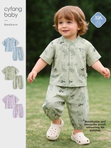 CAIYINGFANG | Lightweight Cotton Summer Infant Separates Two-piece Set