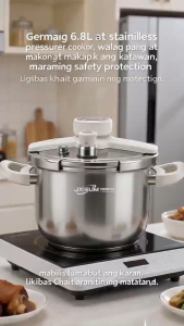 New Mini 304 Stainless Steel Pressure Cooker Explosion-Proof Soup Stew Pot for Gas & Induction Cookers