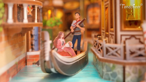 Tonecheer DIY Book Nook Venetian Dreams Puzzles (TQ143) DIY Miniature Dollhouse