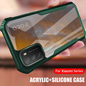 Acrylic Airbag Shockproof Phone Case for Xiaomi 13T Mi 13 12 Lite 12T Redmi Note 12S 4G 12 11S 11 Pro Plus + 5G China and Global Version Redmi Note 10 10S 12C Poco F5 X5 Pro 5G Redmi 10 2022