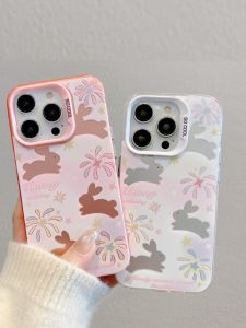 New Year Firework Rabbit Phone Case Protective Cover for Apple 13 15Promax iPhone 14 OnePlus 12 Redmi K70 Xiaomi 100 Honor 80 Realme Nova11