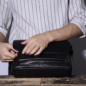 Tas Selempang Pria Kulit Premium Genuine Leather - Tas Kulit Pria Premium - Tas Pria Selempang Kulit Sapi