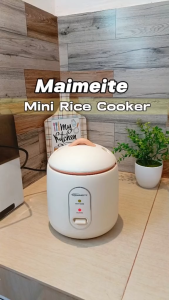 MAIMEITE Mini Rice Cooker 1.2L Non-Stick Pot & Steamer 200W 24h Cooking Set 0 Coating Healthier Cooking