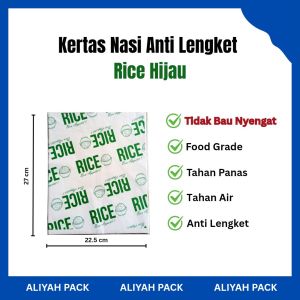 Kertas nasi KFC motif rice paper MG Paper anti lengket | Aliyah Pack |