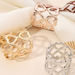 SIGVARD Bros Ring Gesper Multifungsi Scraf CIncin Love Hati Heart Syal Hijab Kerudung BRS12