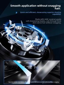 MONLEYTA | German Precision Mens Electric Shaver 2025 New Mini Washable Car Mounted Genuine Mini Steel Cannon Shaving Razor