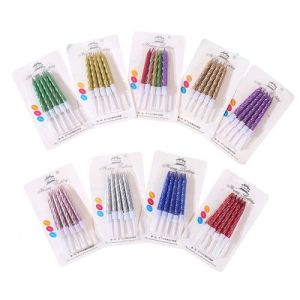 VICENZO Lilin ulir ulang tahun metalik