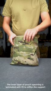 IDOGEAR MOLLE Magazine Dump Pouch Tactical Mag Drop Pouch Recycling Bag Storage Blet Bag 3550