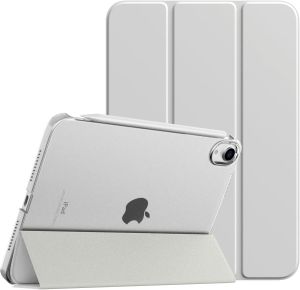 TiMOVO Case for iPad Mini 7 A17 Pro: Auto Wake/Sleep Slim Translucent Hard Back Folio Cover