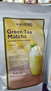 ALLEGRO Frappe Powder 1Kg | Matcha Vanilla & Yogurt | Smoothie & Frappe Mix Base | Made in Korea