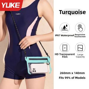 YUKE | Waterproof Touchscreen Bag for Sea Swimming and Rafting Large Size