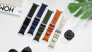 Silicone Nylon Strap For Galaxy Watch Ultra Peakform Band Wristband For Samsung Watch Ultra 47mm Sports Watchband Bracelet