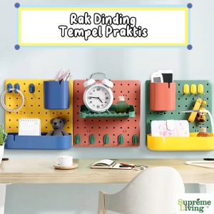 DIY Rak Dinding Tempel Serbaguna Storage Home
