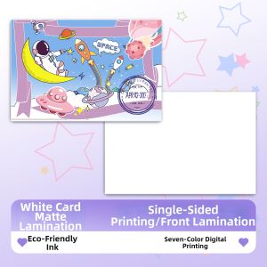 Custom DIY Postcards Multicolor High Resolution Matte Coated Thick Card Self-printing Gold Stamping Premium Aesthetic Water-Sensitive Embossed Unique Hollow Double-Sided