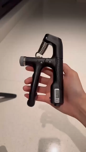 อุปกรณ์บริหารมือ ปรับได้ เครื่องบริหารมือสุขภาพ นับครั้งอัตโนมัติ ผู้เริ่มต้นบริหาร