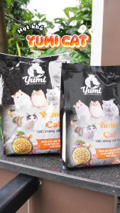 Thức ăn cho mèo - 2 KG hạt nhỏ YUMI CAT thơm ngon bổ dưỡng  hương  vị cá hồi Thức Ăn Mèo Không Chứa Ngũ Cốc - Lazada