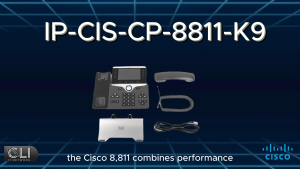 Cisco CP-8811-K9 IP Phone – 5" Display 5 Line Keys HD Voice PoE Business-Class VoIP