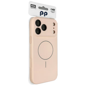 DAIMANG | Liquid Silicone iPhone Case Magnetic Modilan Pink