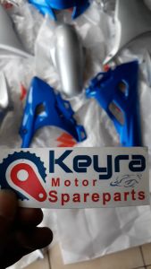 BODY SET GSX R150 BIRU SILVER VERSI ECSTAR ASLI ORIGINAL SUZUKI SGP