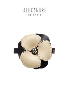 Alexandre De Paris Paris Alexander Camellia 8cm Hair Clip Gift Selection Fashionable Hexagonal Hair Accessories for Adults