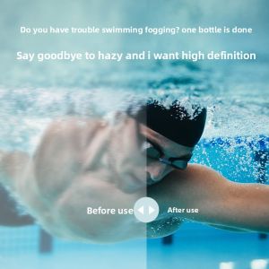 MONLEYTA | German Swimming Goggles Anti-Fog Solution Waterproof Near-Sighted Lens Anti-Fogging Clear Vision Special Mist Removal Spray