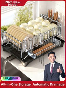 TAOSHI | Dish Drying Stainless Steel Kitchen Storage Rack