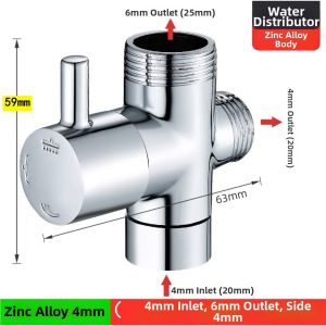 Water Diverter Two Way Outlet Shower Kit