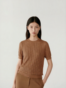 ICICLE | Spring and Summer Silk Cotton Twisted Yarn Knitwear