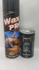 NƯỚC LAU SẠCH GHẾ DA SIMILI Ô TÔ HIỆU WAX PRO 550ml VÀ SENFINECO 9976 300ml GIẢM RUNG GIẢM ỒN CHO ĐỘNG CƠ XE Ô TÔ (Senfineco 9976 300ml Engine Oil Smoke Stop And Glass Cleaner 50ml)