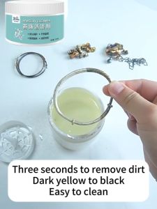 【COD】Silver cleaner liquid 200g Jewelry Cleaner for gold panlinis ng silver Gold cleaner For Rings Earrings Watch Diamond Maintenance Polishing Liquid Anti-Tarnish Diamond Cleaner Gold Silver Cleaner