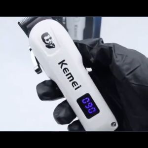 (RẺ VÔ ĐỐI)Tông Đơ Cắt Tóc Không Dây Chính Hãng KM-232 Tăng Đơ Hớt Tóc Gia Đình Tông Đơ Cắt Tóc Chuyên Nghiệp Kiểu Dáng Mini Gọn Nhẹ Màn Hình LCD Sạc Pin Tiện Dụng