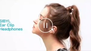 SYCMALL Wireless Earphone Bluetooth 5.3 Headset with Mic Touch Control True Bone Conduction Noise Reduction Bluetooth Headset