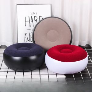 เก้าอี้ตั้งแคมป์เก้าอี้เป่าลมม้านั่งเป่าลมแบบพกพาสำหรับการเดินทางสำนักงานบ้าน