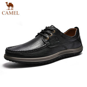 Camel new autumn and winter mens shoes first layer cowhide handmade thick-soled outdoor casual shoes