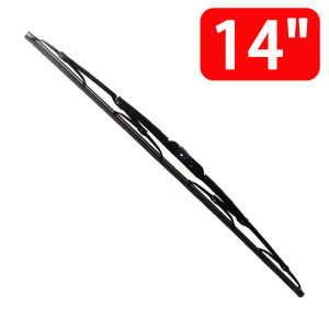 PINMOAP Universal U/J Hook 9mm Car Bone Wiper Blade Car Windshield Mute Iron Frame Wiper Blade 14"16"17"18"19"20"21"22"24"