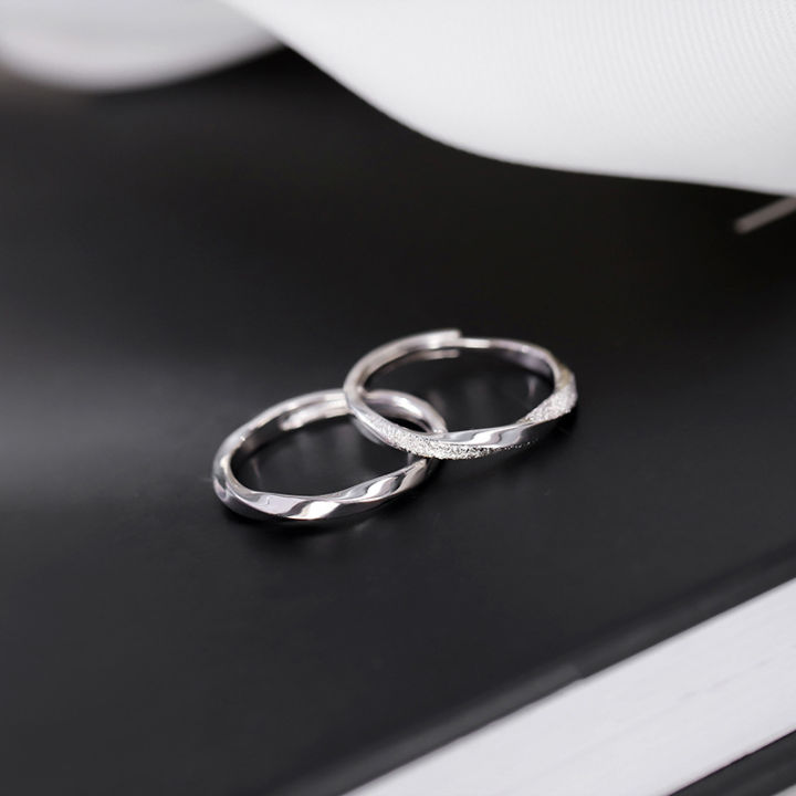 Nhẫn Mobius Ring Dành Cho Nữ, Nhẫn Đơn Mờ, Cặp Đôi, Quà Tặng Ngày Lễ ...
