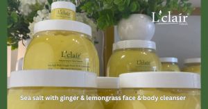 6 x 155g Lclair Sea Salt Natural Body Cleanser